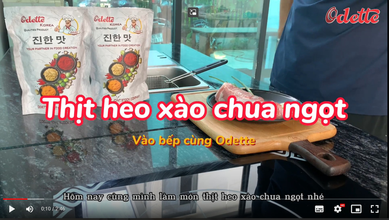 Thịt heo xào chua ngọt