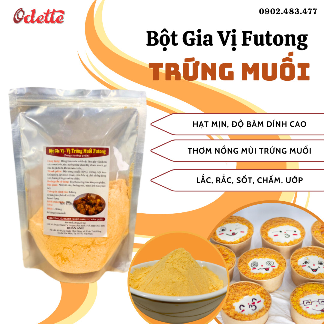 Bột Gia Vị Odette - Vị Trứng Muối Futong